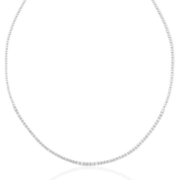 14K 2,70 ct Su Yolu Kolye Gerdanlık | Zarif ve Işıltılı Tasarım