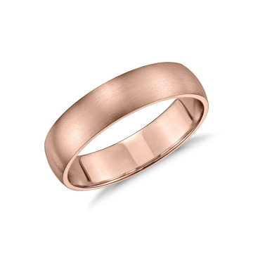 5mm mat rose gold 